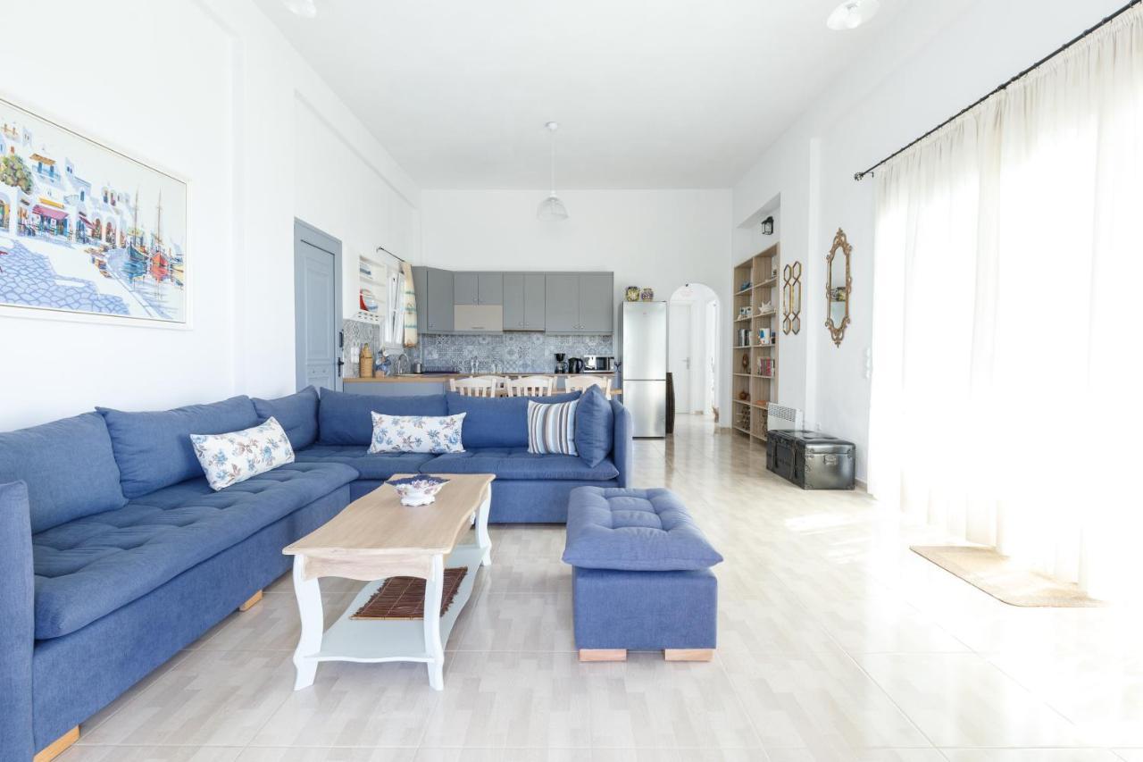 Cycladic Villa With Sea View! Ioulis Εξωτερικό φωτογραφία